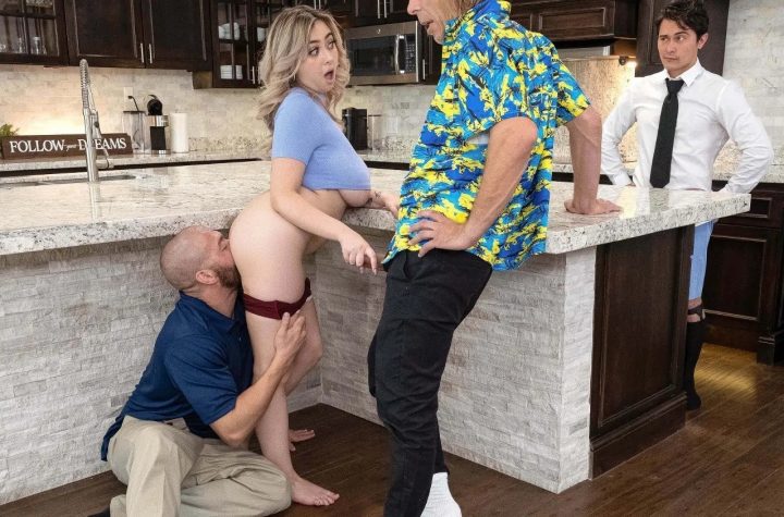 Big Natural Babe Gets The Double Dickdown She Thirsts For – Chloe Surreal, Mick Blue, Xander Corvus