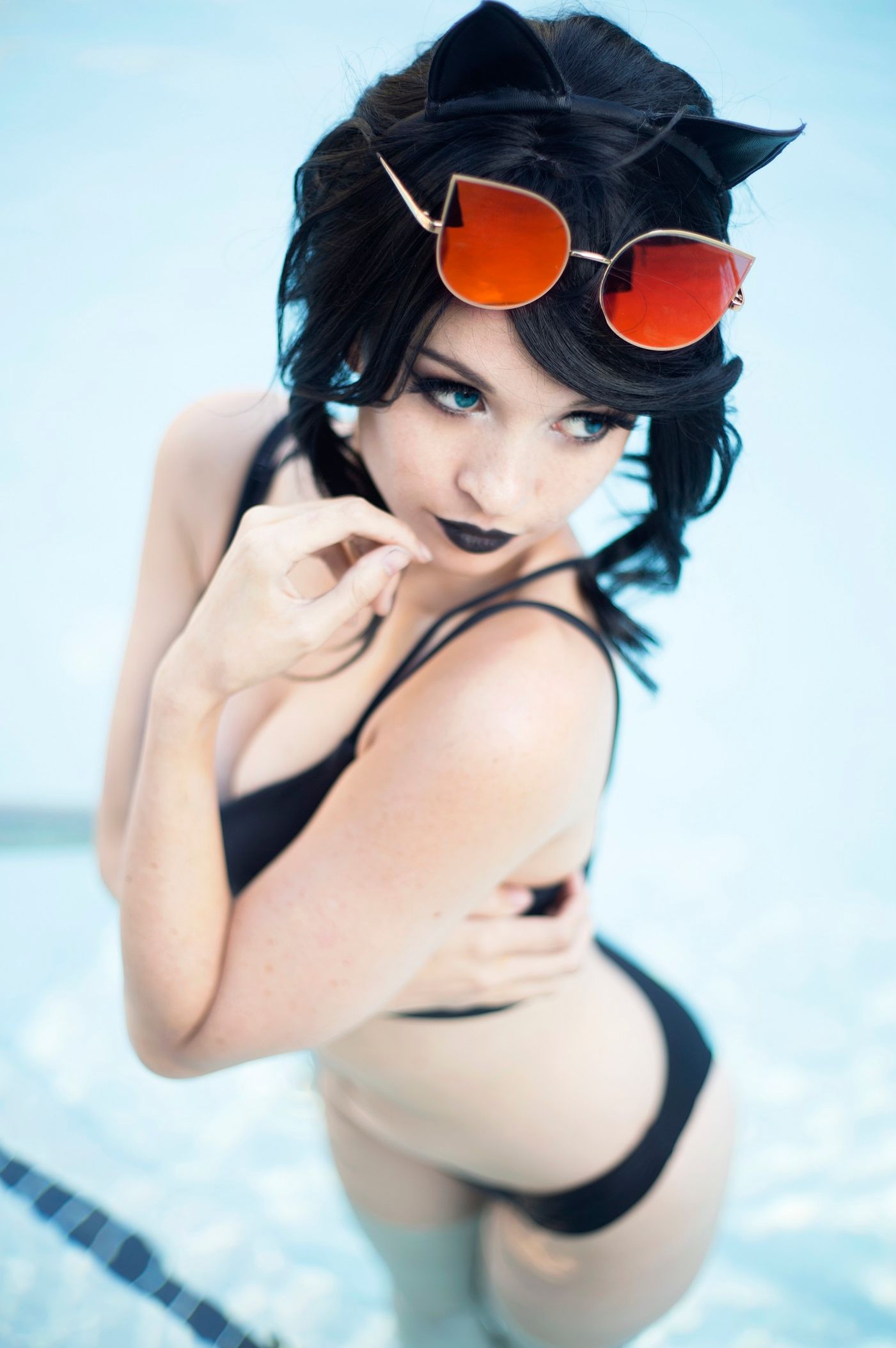 LewdoArt - Catwoman bikini (10)