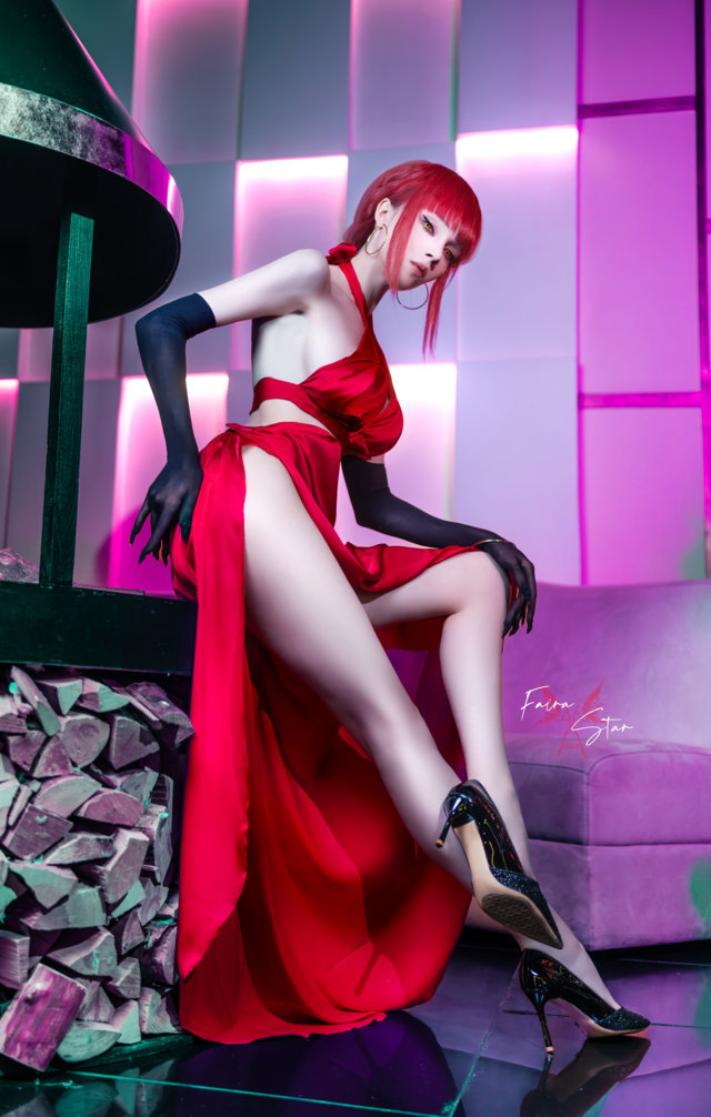 Faira Star - Makima red dress (18)